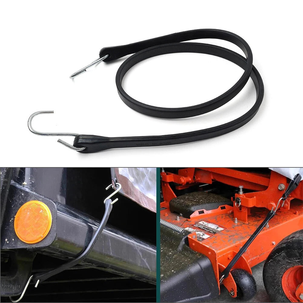 Set of 4 Heavy Duty Rubber Tarp Straps with Hooks for Universal Use (41")