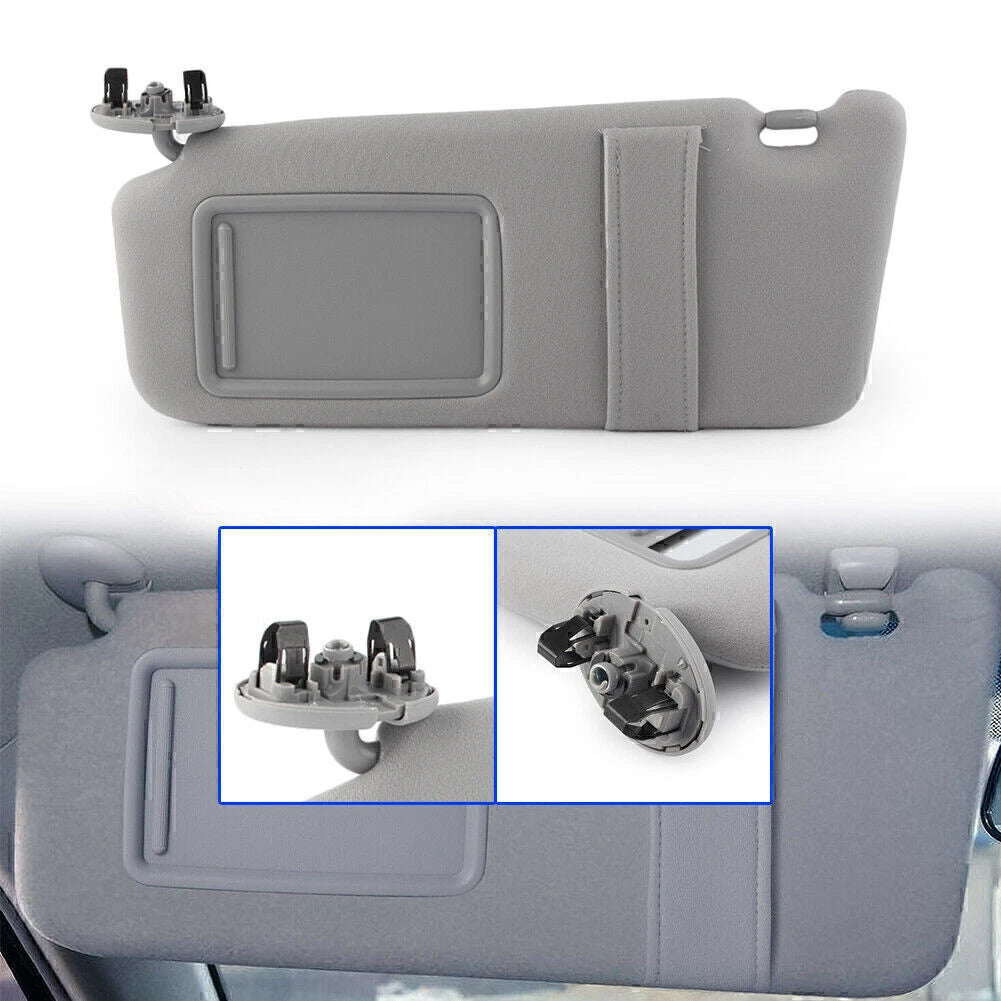 Gray Sun Visor for Toyota Camry (2007–2011) Driver Side, Sunroof, Light