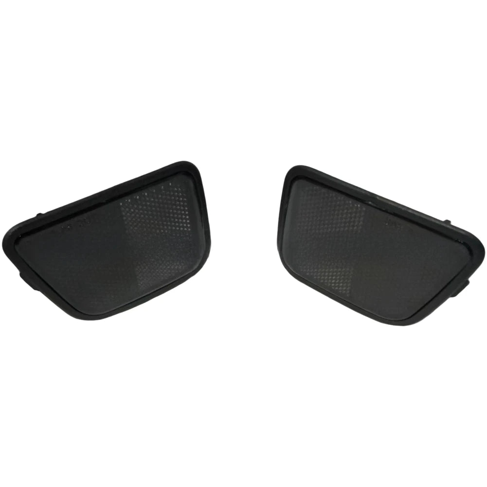 Black ABS Bumper Reflectors for Honda CR-V EX SE Models 1997-2001 Front Pair