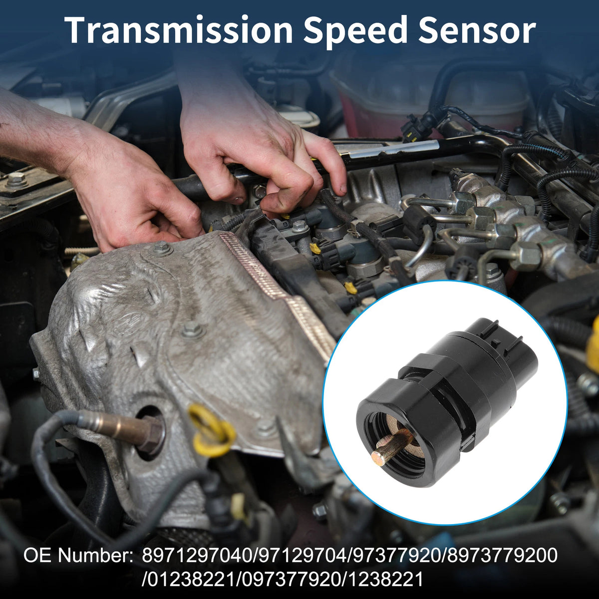 1 Pc Transmission Speed Sensor No.8971297040 for Opel Frontera A (1995–1998)