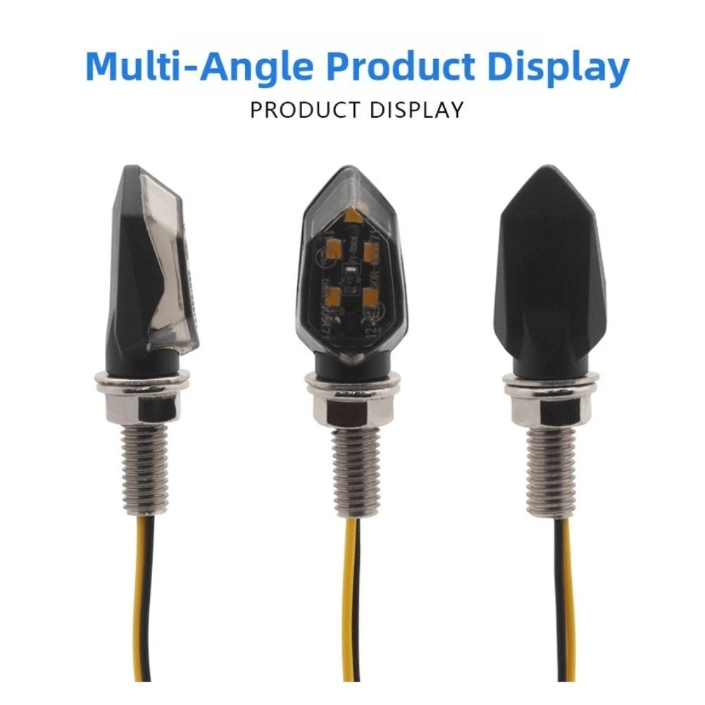 Plastic Housing For Motorcycle Replacement Turn Signal Pre-wired Connections