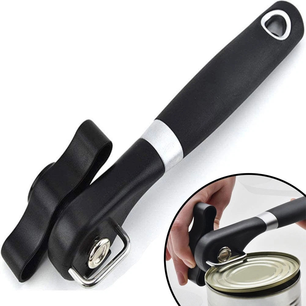 Stainless Steel Can Opener for Easy Lid Replacement
