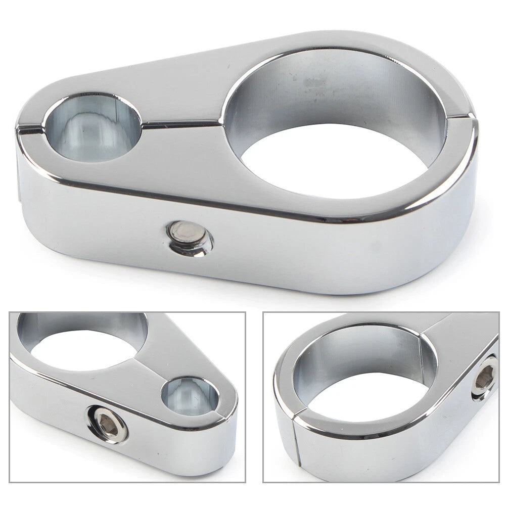 Brake Clutch Cable Wire Clamp Clip for Harley (1'' Handlebar)