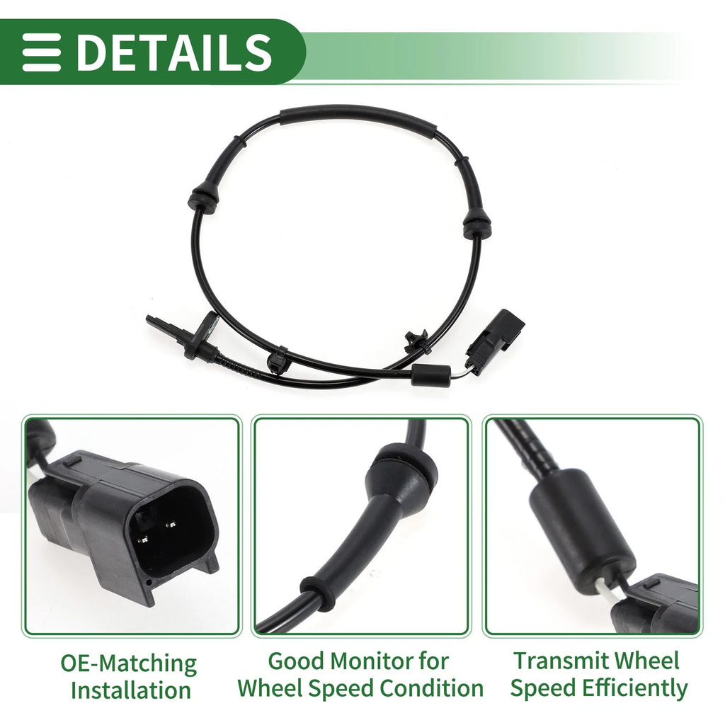 ABS Wheel Speed Sensor D6514370XB for Mazda 2 (2008–2015)