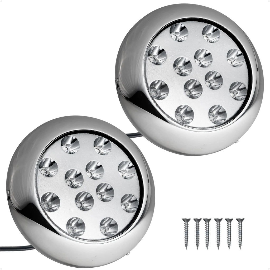 2X LED Underwater Transom Lights for Boat (12V)