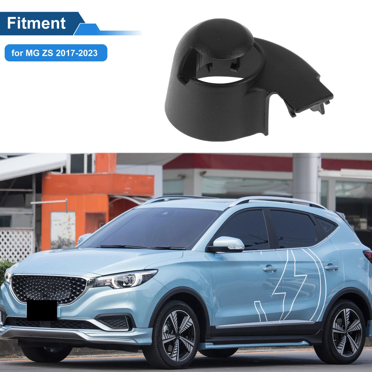 Rear Windshield Wiper Arm Nut Cover Cap for MG ZS (2017–2023) No. 10341840
