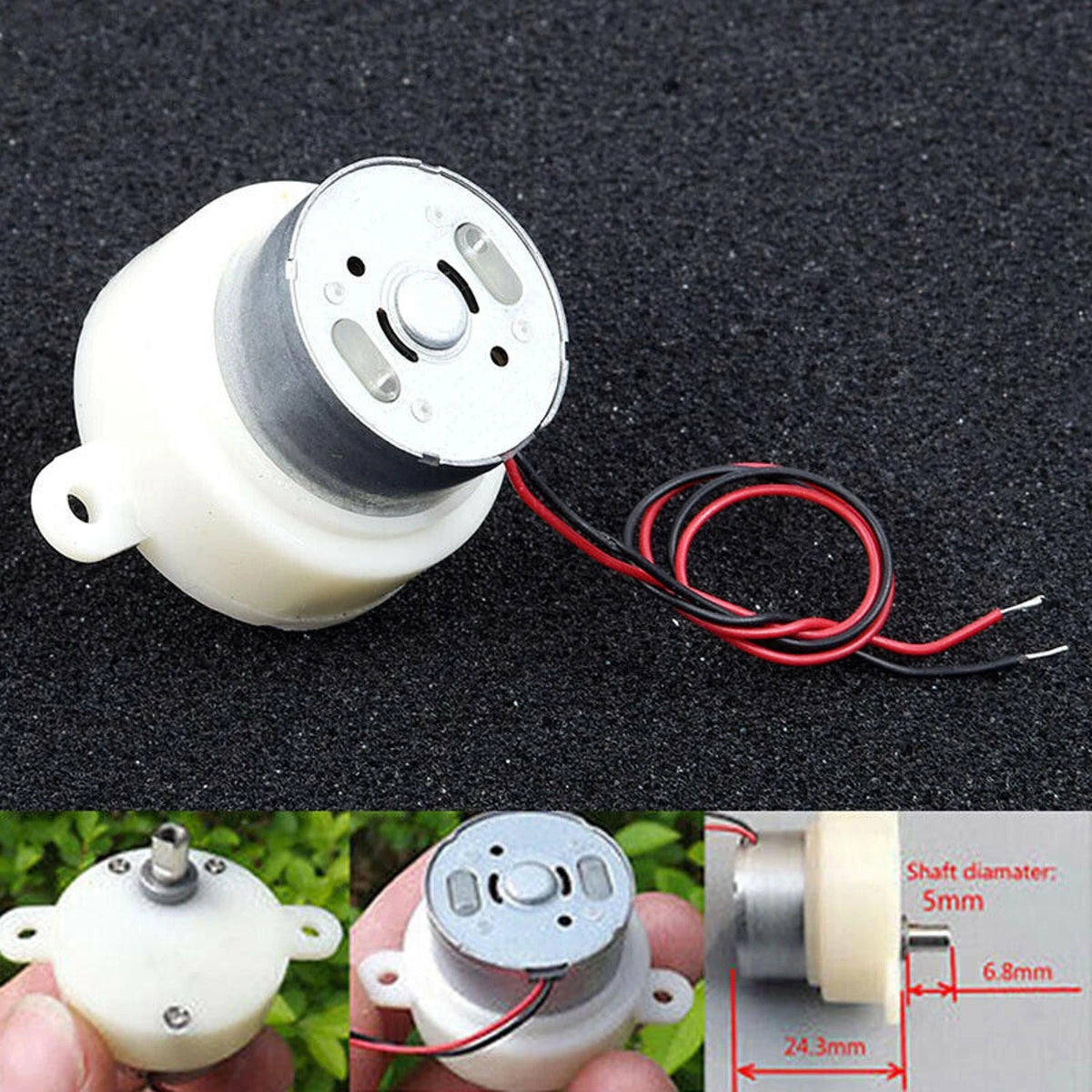3-9V Low Speed High Torque Gear Motor for Various Applications