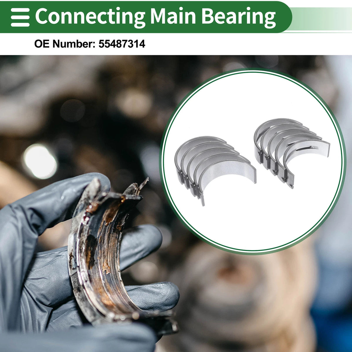 Main Bearing Set No. 55487314 for Chevrolet Blazer (2018–2021)