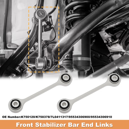 Set of 2 Front Sway Bar Links K750120/K75037 for Audi Q7 (2007–2015)