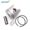 3Pcs Piston & Ring 6K5-11631 6K5-11601 STD for Yamaha Outboard 60HP (2T)