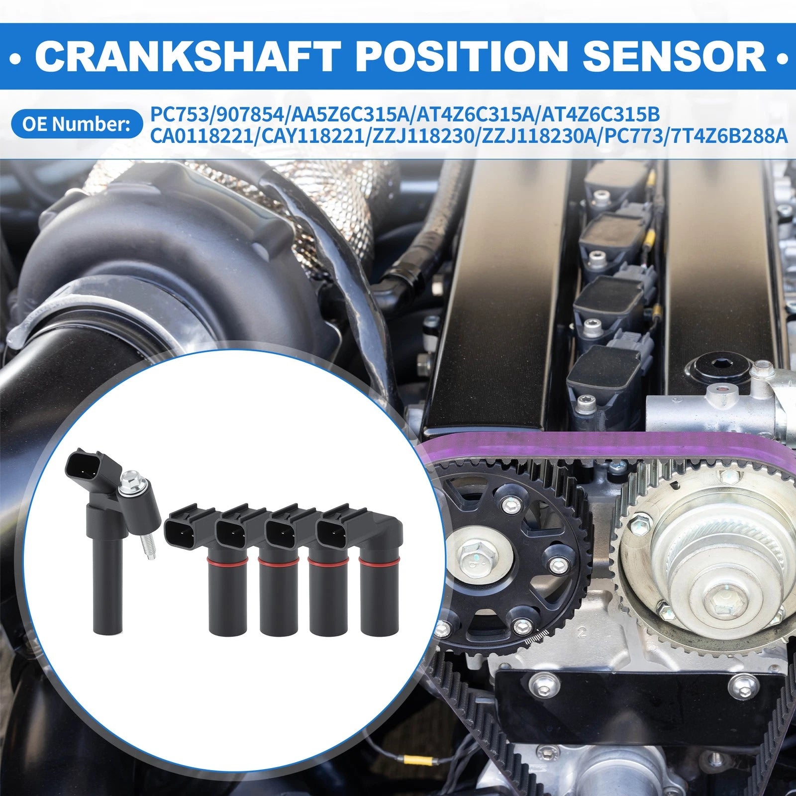 Crankshaft and Camshaft Position Sensors Replacement for Ford Taurus (2008–2019)