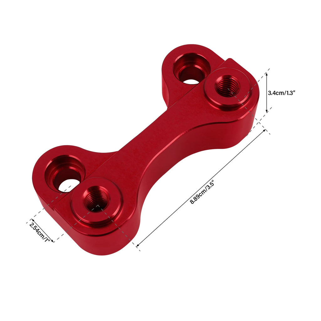 1" Handlebar Riser Pull Back Plate for Harley Softail (2000–2025), Dyna (1999–2017)