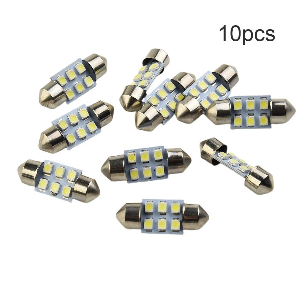 10X LED Dome Light License Plate Light for Universal Vehicles (12V)
