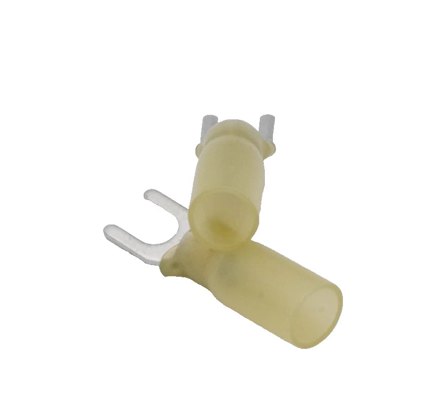 30-Pack Marine HDPE Heat Shrink Fork Terminal #5 12-10 AWG Connector