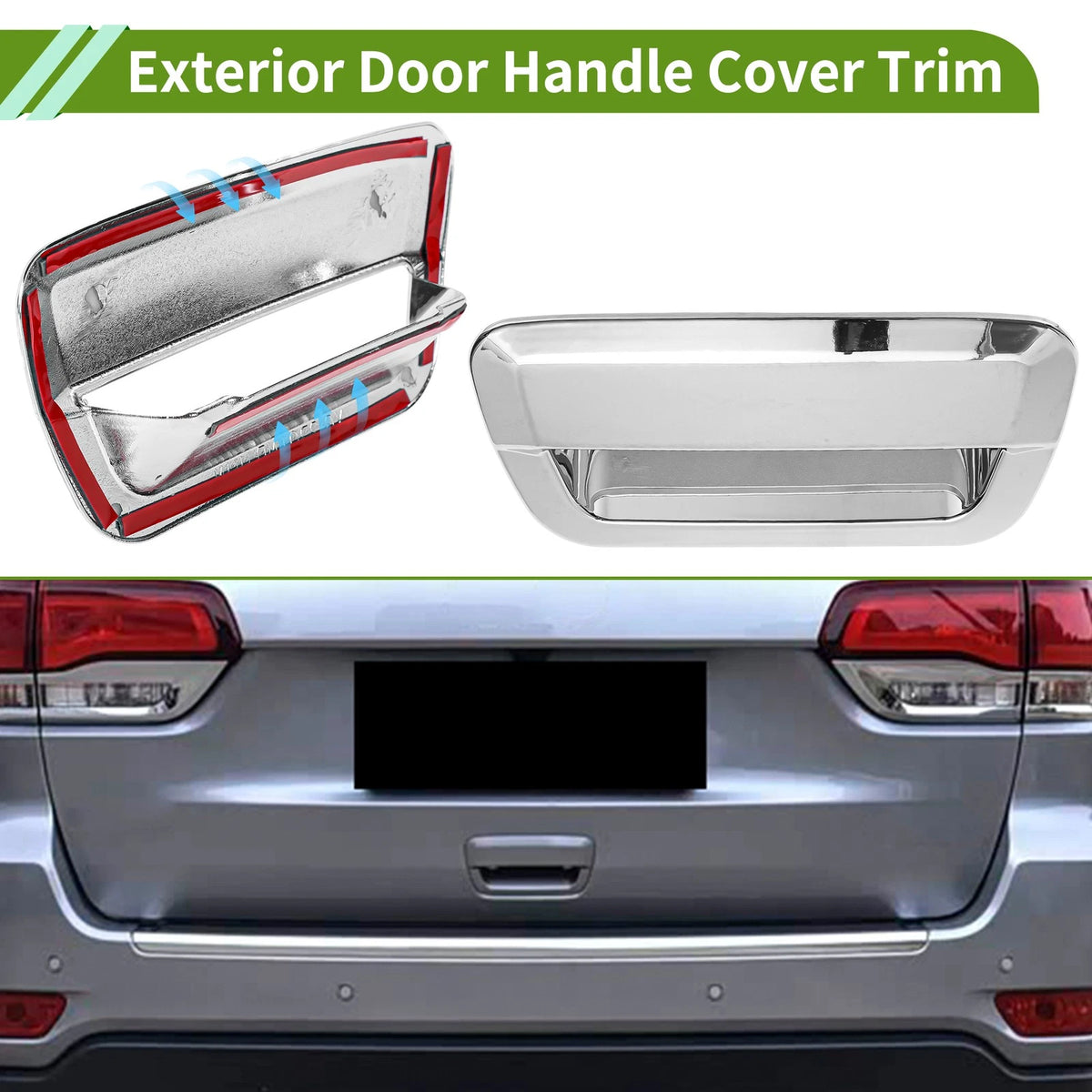 Exterior Door Handle Cover Trim for Jeep Grand Cherokee (2014–2020)