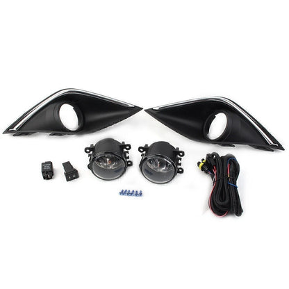 Fog Light Cover Grille Bezel Harness Switch Kit for Mitsubishi Outlander (2016–2019)