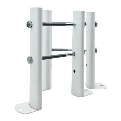 Sturdy Steel Radiator Floor Stand with 4 Tubes for Home Use (45cm)