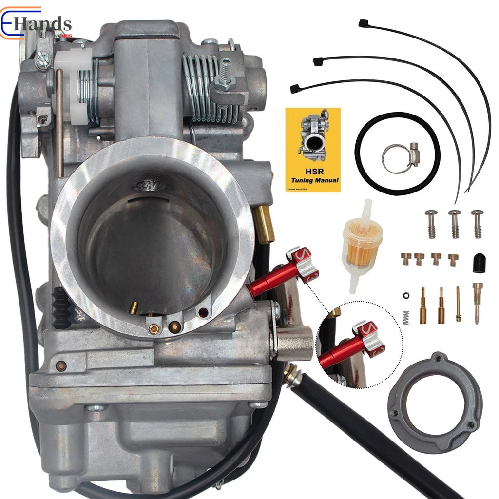 Mikuni HSR45 Carburetor for Harley Davidson EVO Twin Cam (1999–2017)
