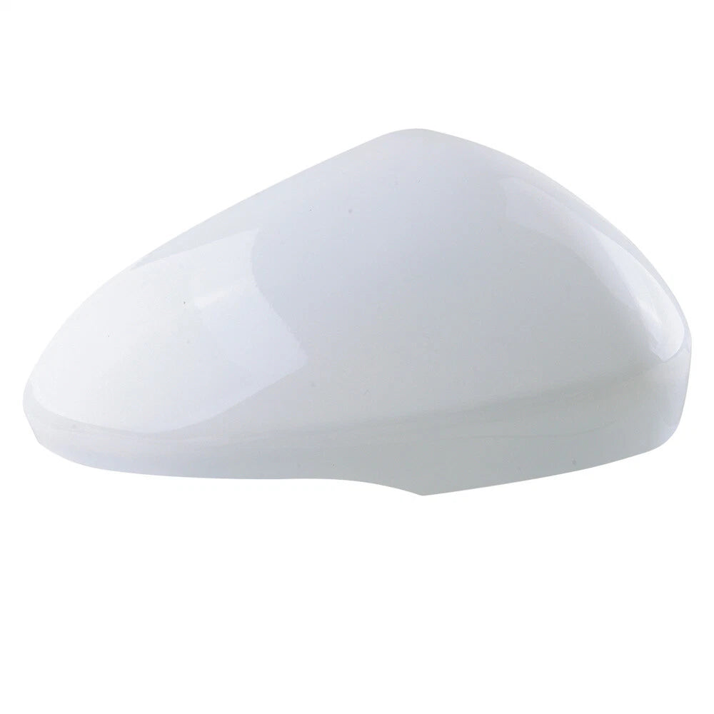 1Pcs Pearl White Front Right Side Mirror Cover Trim for Ford Fusion (2013–2021)
