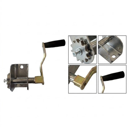 Compact Iron Rope Winder for Badminton Volleyball Table Tennis Net