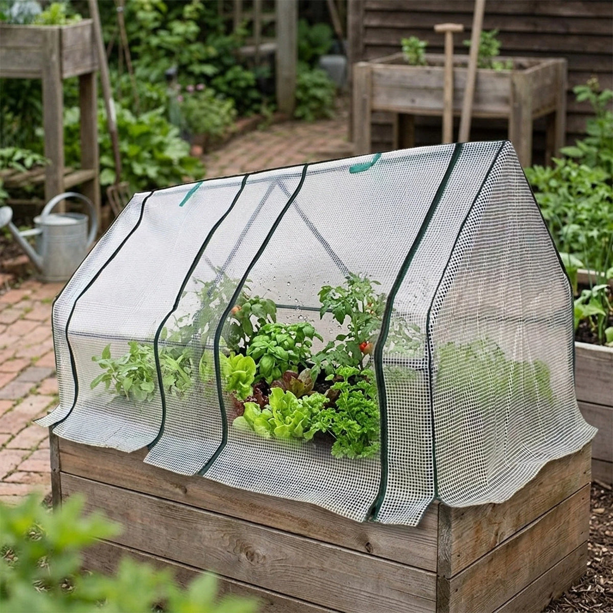 PVC PE Waterproof Mini Greenhouse Cover for Raised Garden Bed