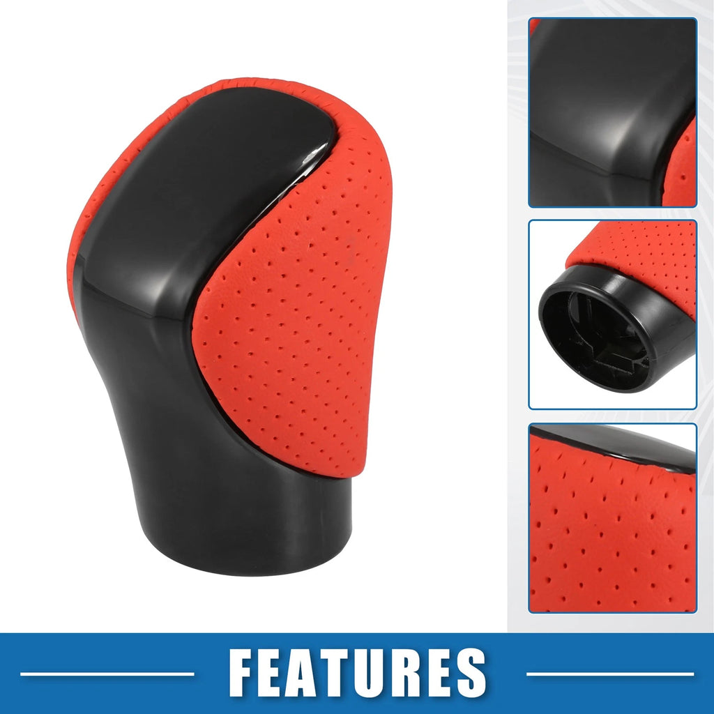Automatic Gear Shift Knob for Lexus Black Cover Red Faux Leather (2013–2020)