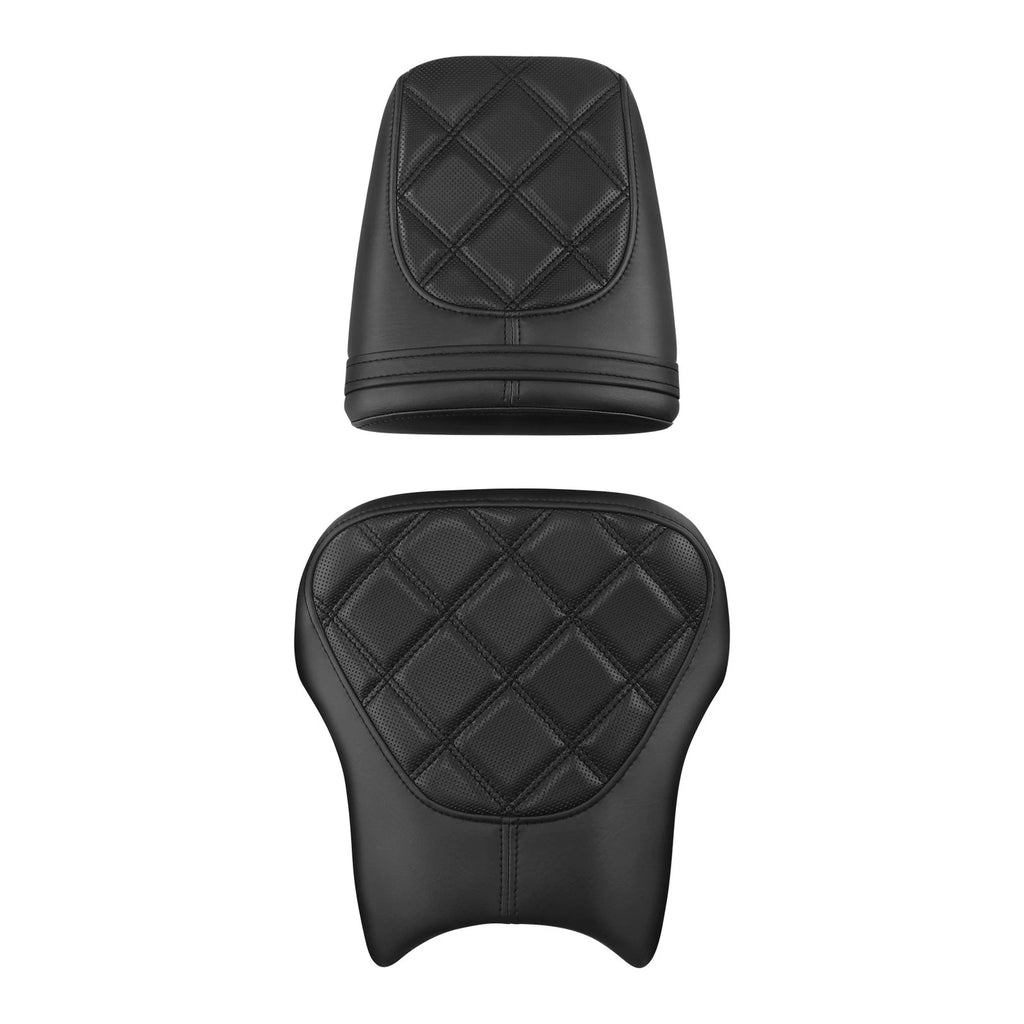 Black Driver & Passenger Seats for Honda CBR600RR (2003–2004)