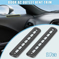2 Pcs Door AC Outlet Vent Cover Carbon Fiber Pattern for Dodge Challenger (2015–2019)