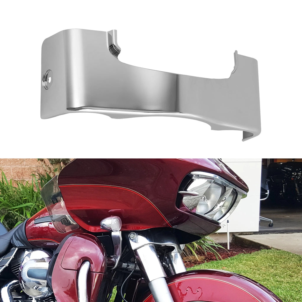 Chrome Outer Fairing Skirt for Harley Touring Road Glide (2015–2024)