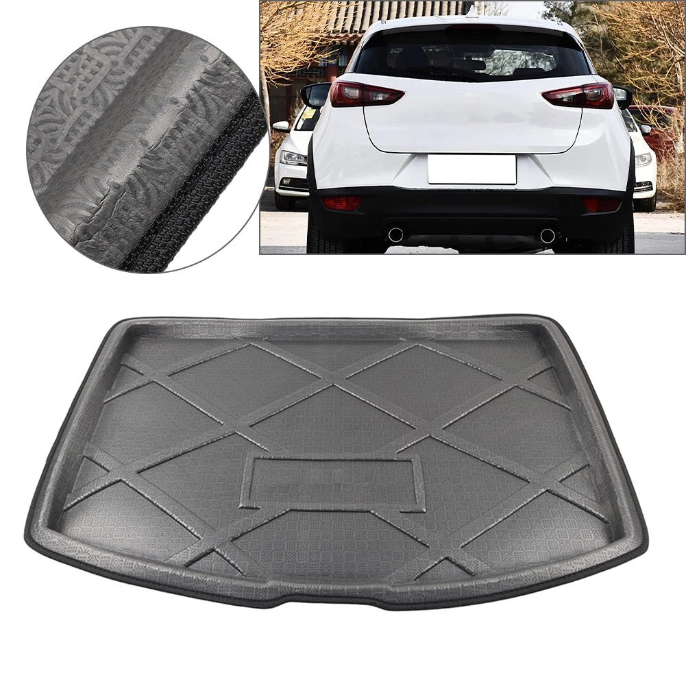 Rear Trunk Cargo Floor Tray Pad Liner Pad Mat For Mazda CX-3 2016-2023