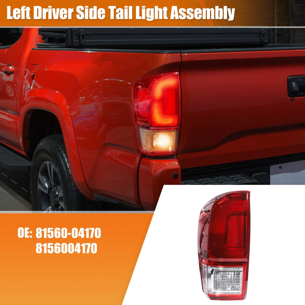 Left Side Car Tail Light Assembly for Toyota Tacoma (2016–2019)