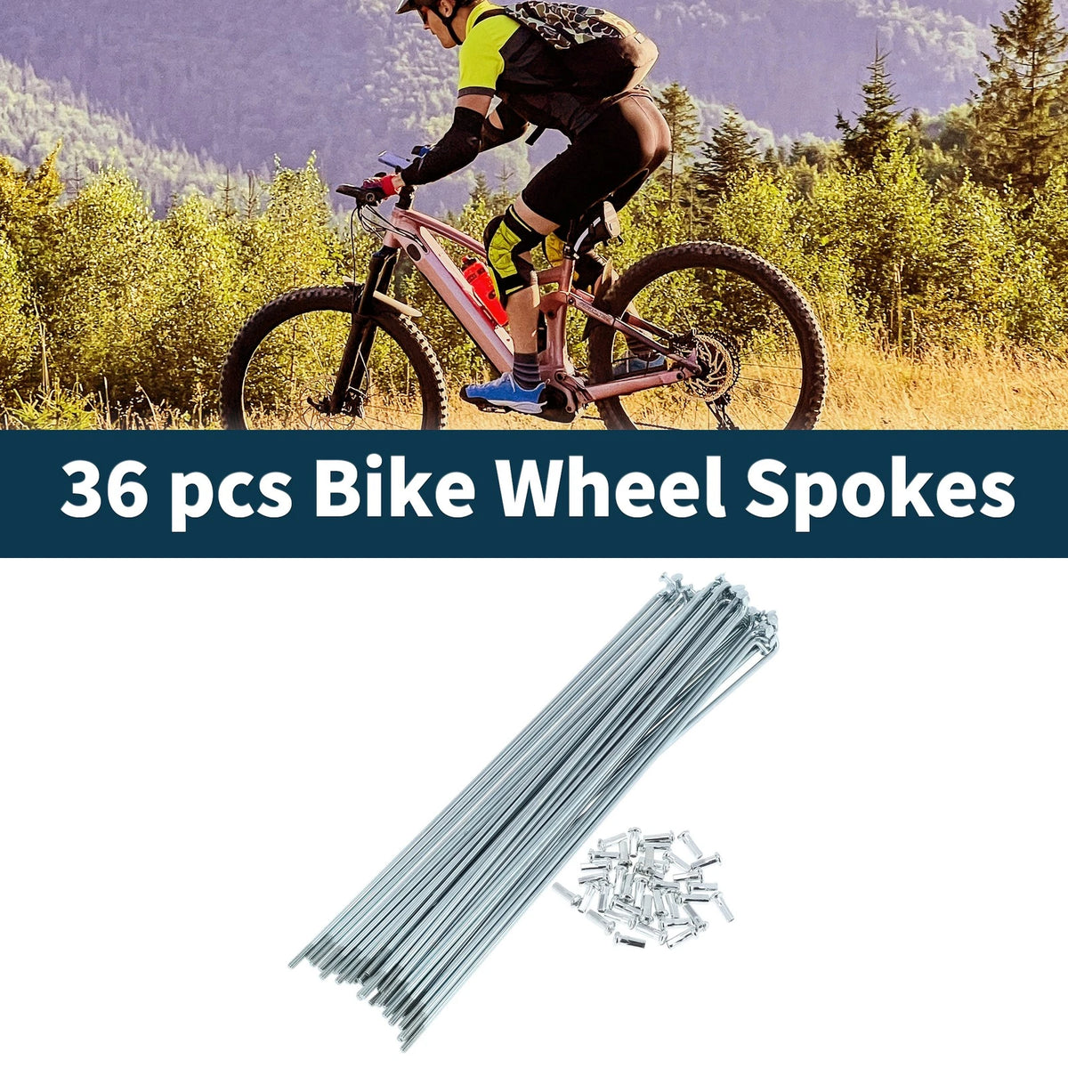 Bicycle Spoke Nipple Set 45mm Steel Galvanized Universal for Universal (1930–2025)