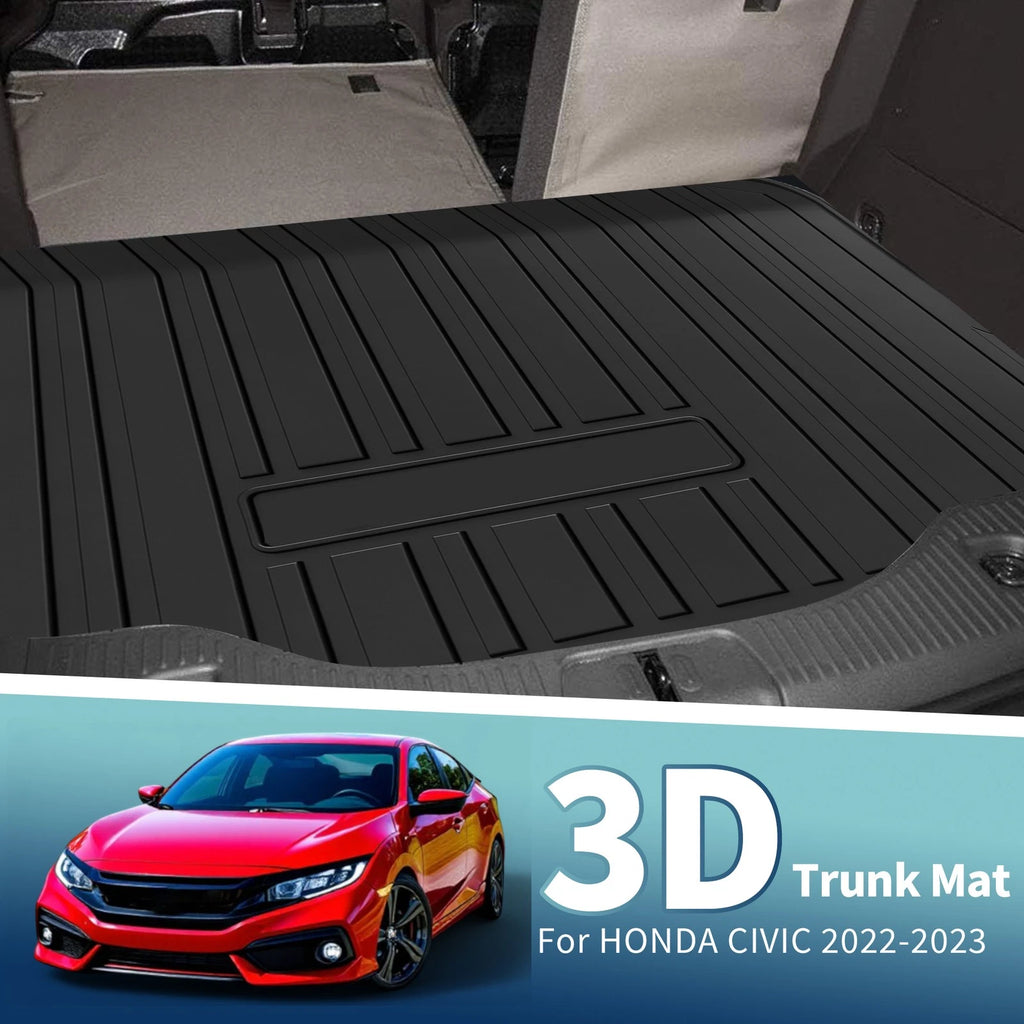 Cargo Liner Rear Trunk Mat Replacement for Honda Civic Hatchback 2022–2025