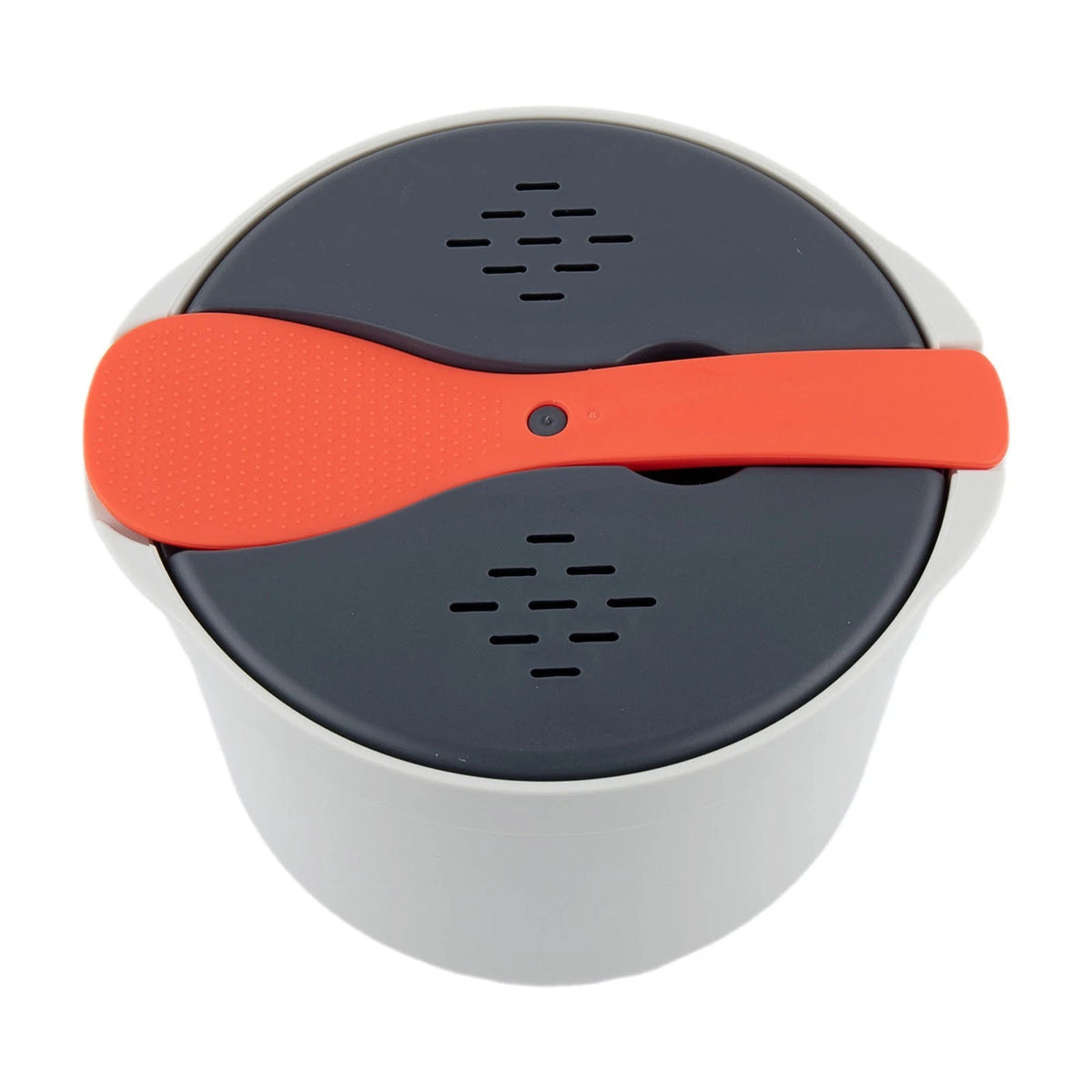 Compact Microwave Rice Cooker for Steaming and Cooking Dishes