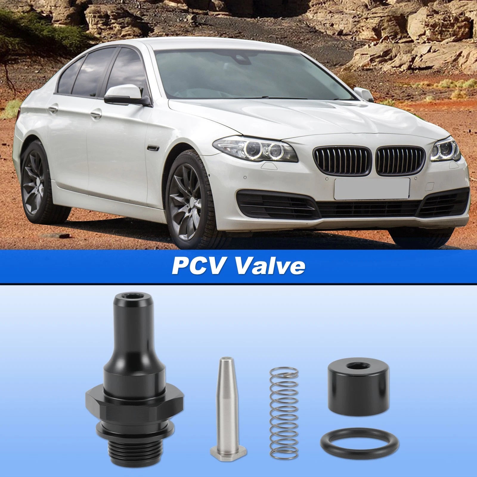PCV Valve Replacement for BMW 335i 535i E60 E61 E90 E91 E92 E93 (2006–2013)