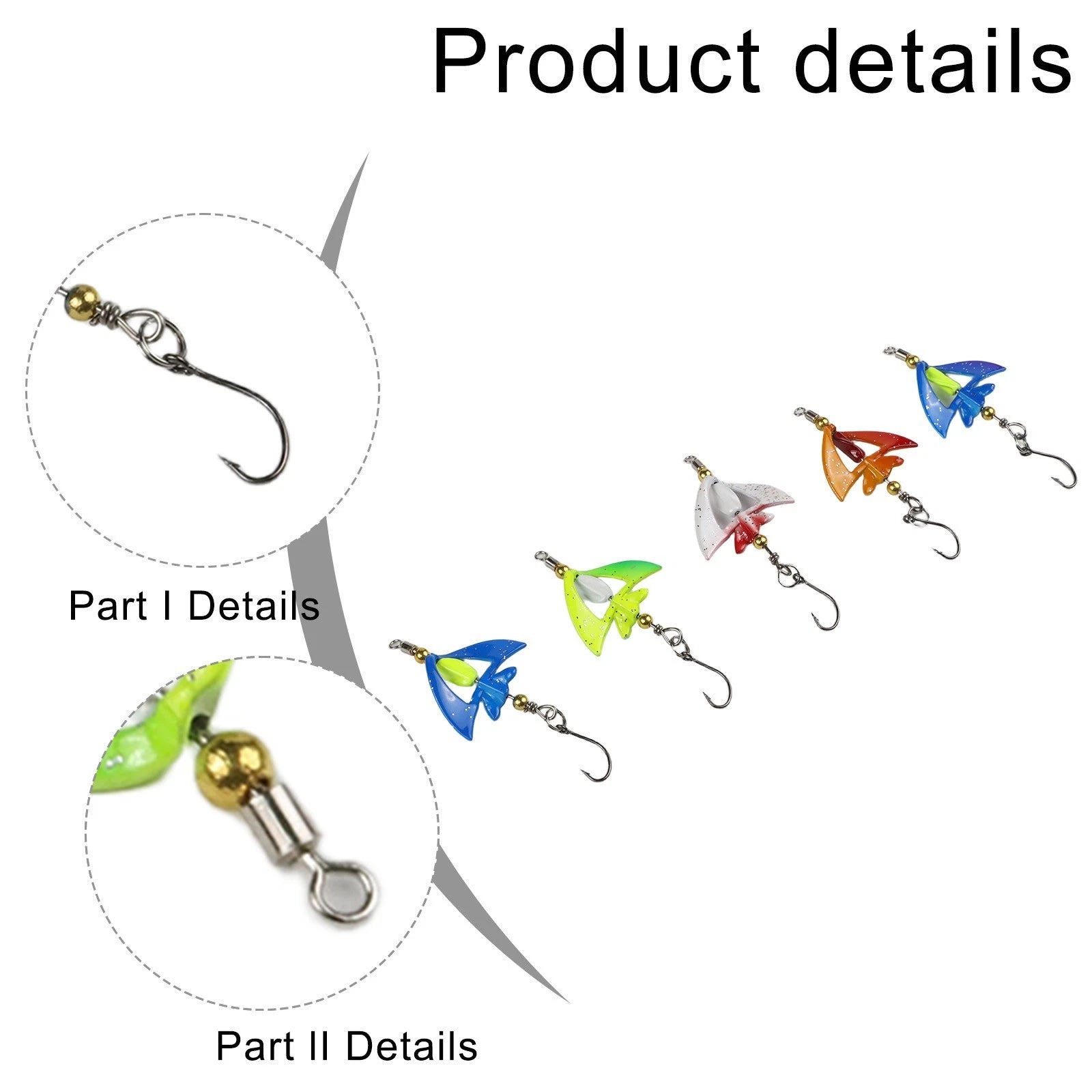 Rotating Flying Fish Lure 38g for Fishing (Reflective)