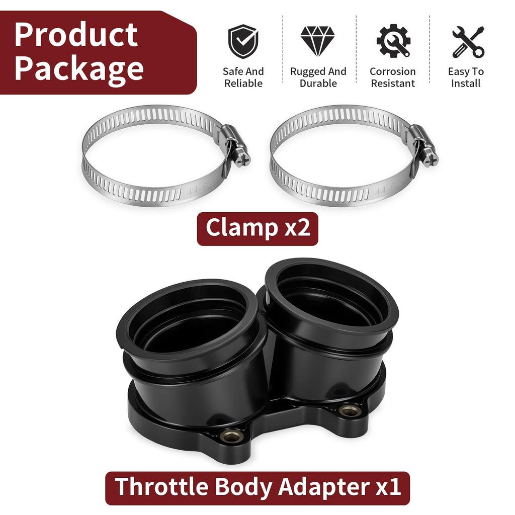 Throttle Body Adapter for Polaris Cross Country, Roads, Kingpin, Hammer, Vegas