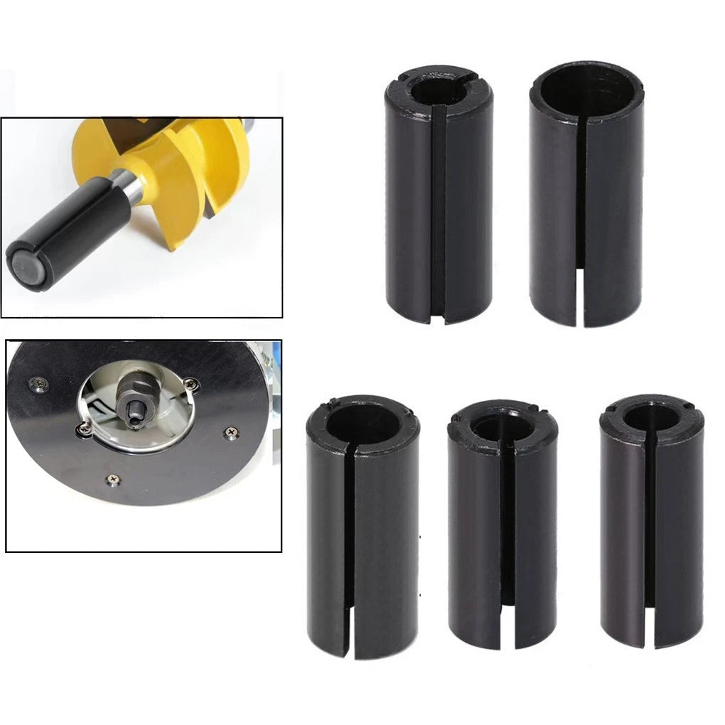Router Bit Adapter Set for Various Engravers and Tools