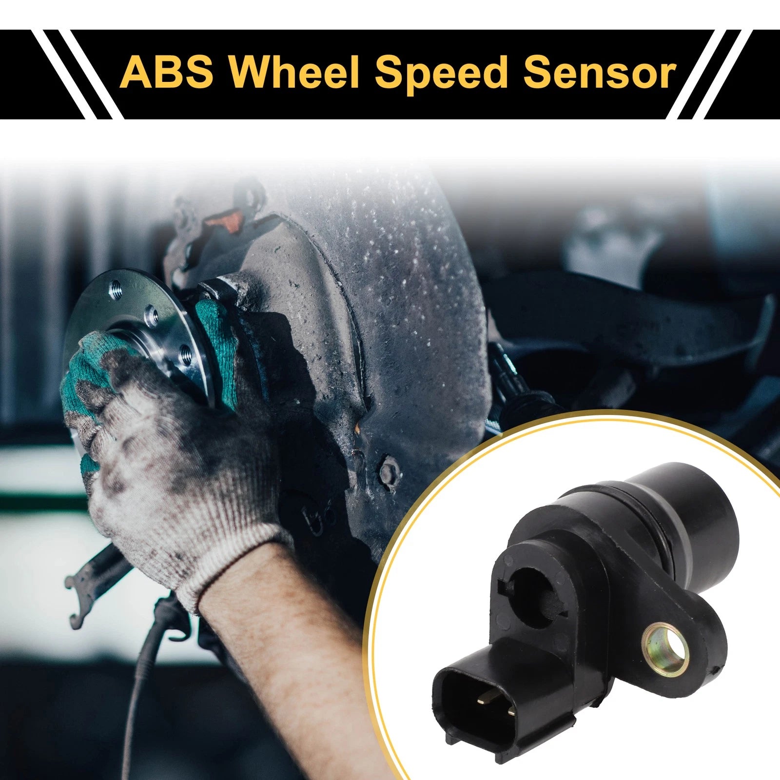 ABS Wheel Speed Sensor Rear Left Replacement for Toyota Tacoma (1998–2004)