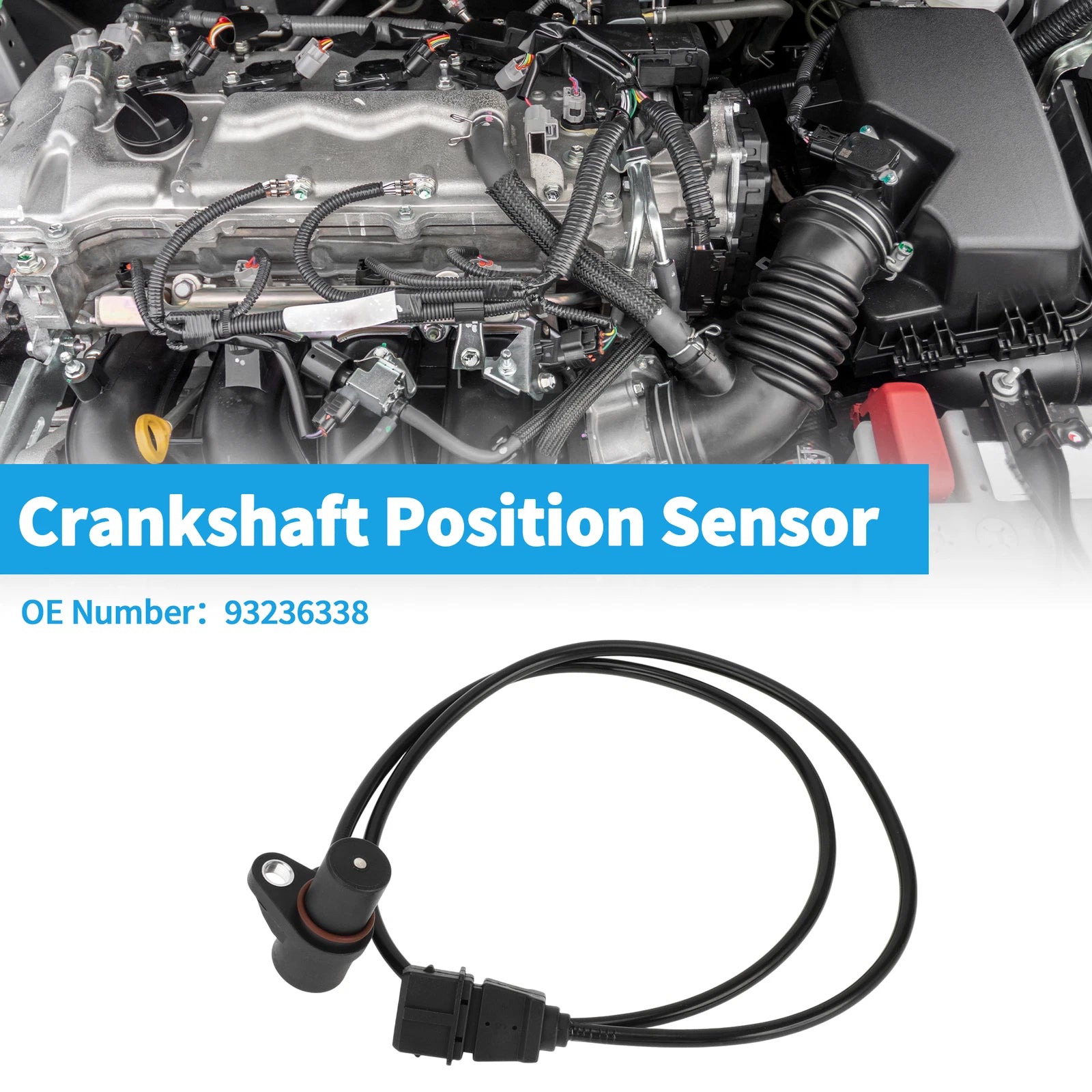 Crankshaft Position Sensor for Saab 9-5 (1998–2009) No. 93236338