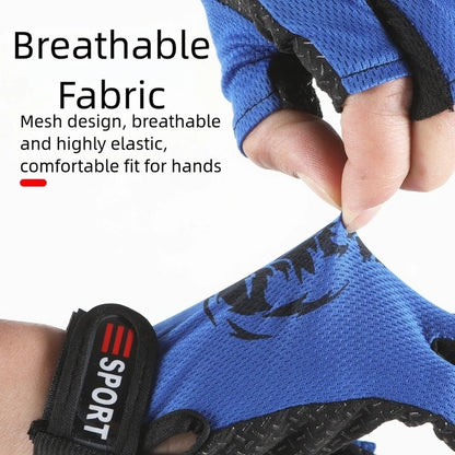 Quick Dry Fishing Gloves Three Finger Style with Breathable Palm