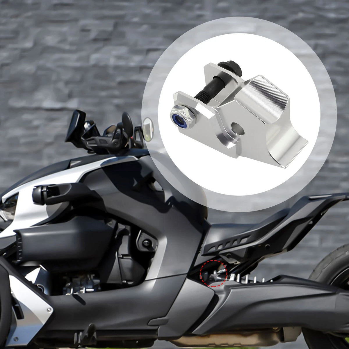 Rear Shock Lift Kit for Ryker (No Drilling, Rust Resistant)
