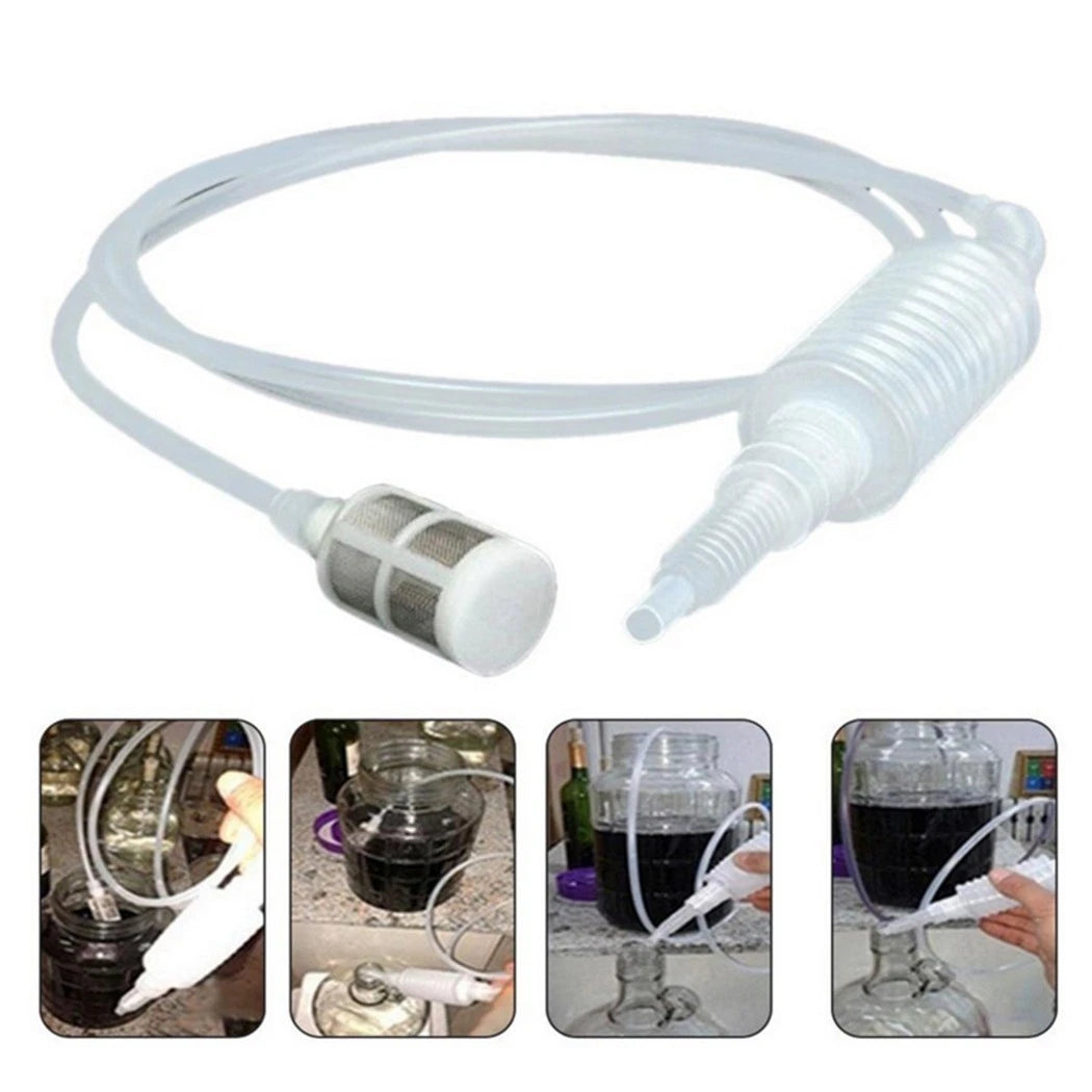 2m Syphon Pipe Hose for Wine Making Filter Food Tool