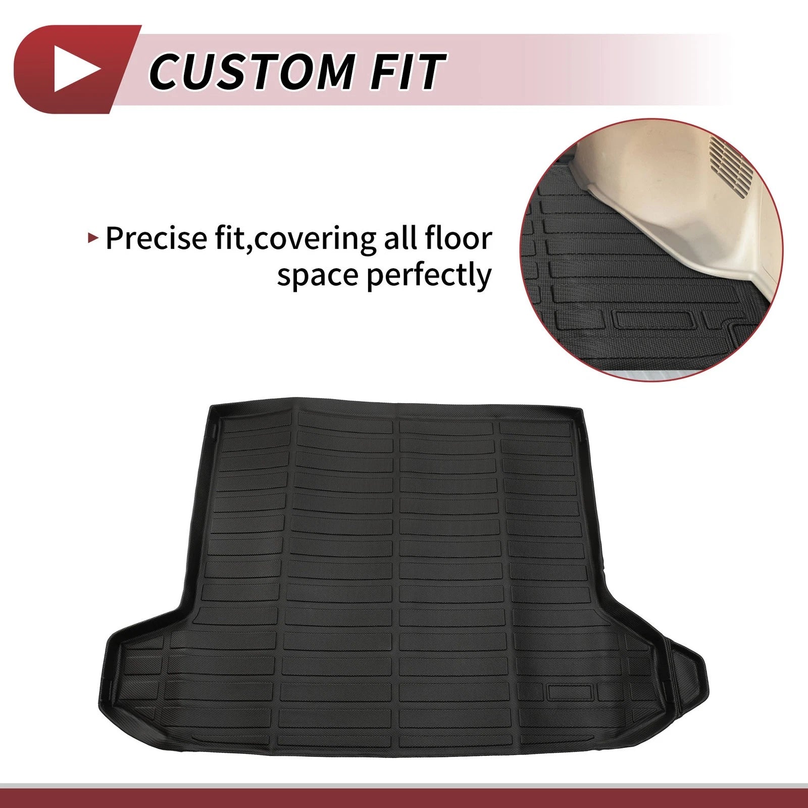 Trunk Mat TPE Cargo Liner Replacement for Hyundai Tucson (2022–2025)