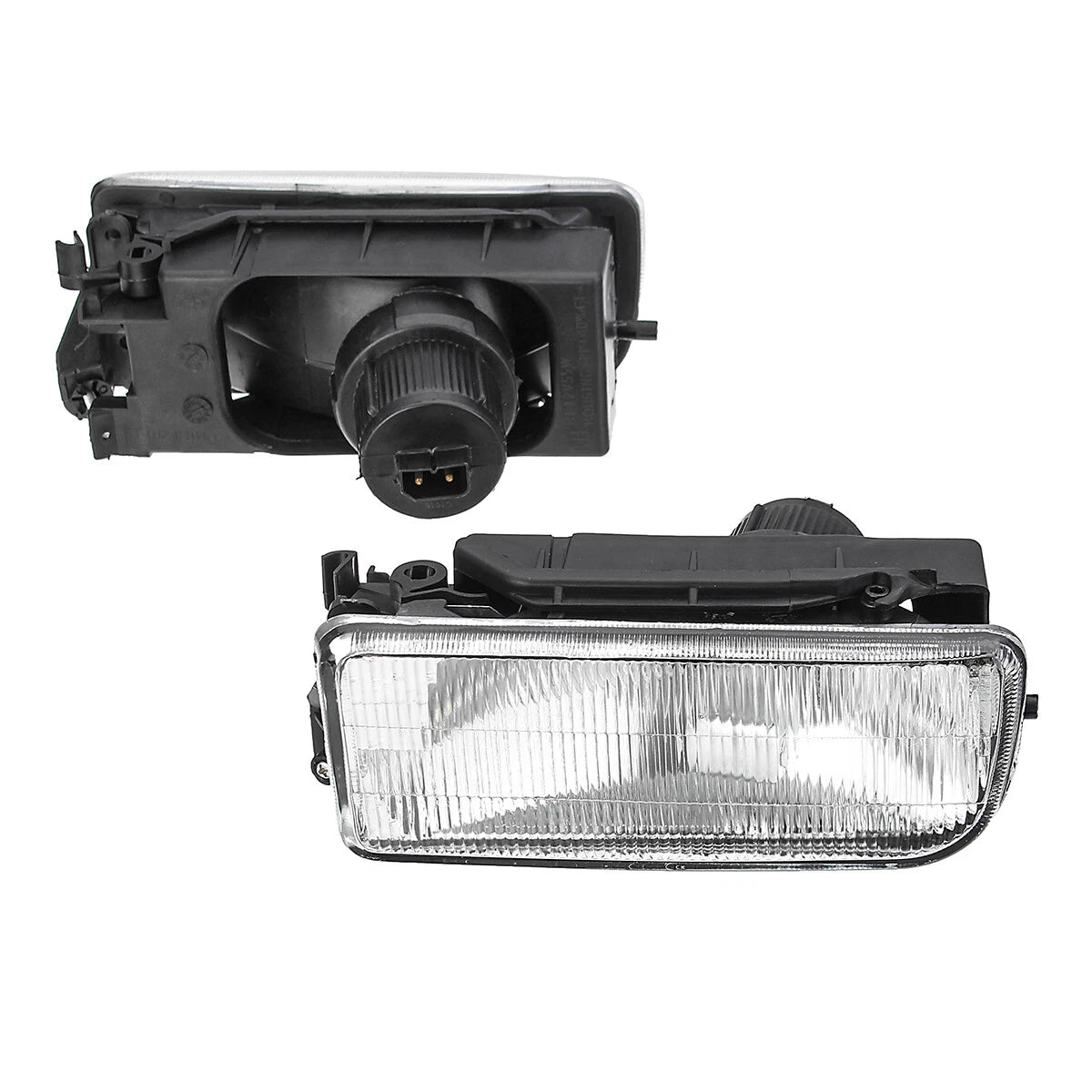 Pair of Fog Light Lamp Housing Lens for BMW E36 3-Series (1992–1998)