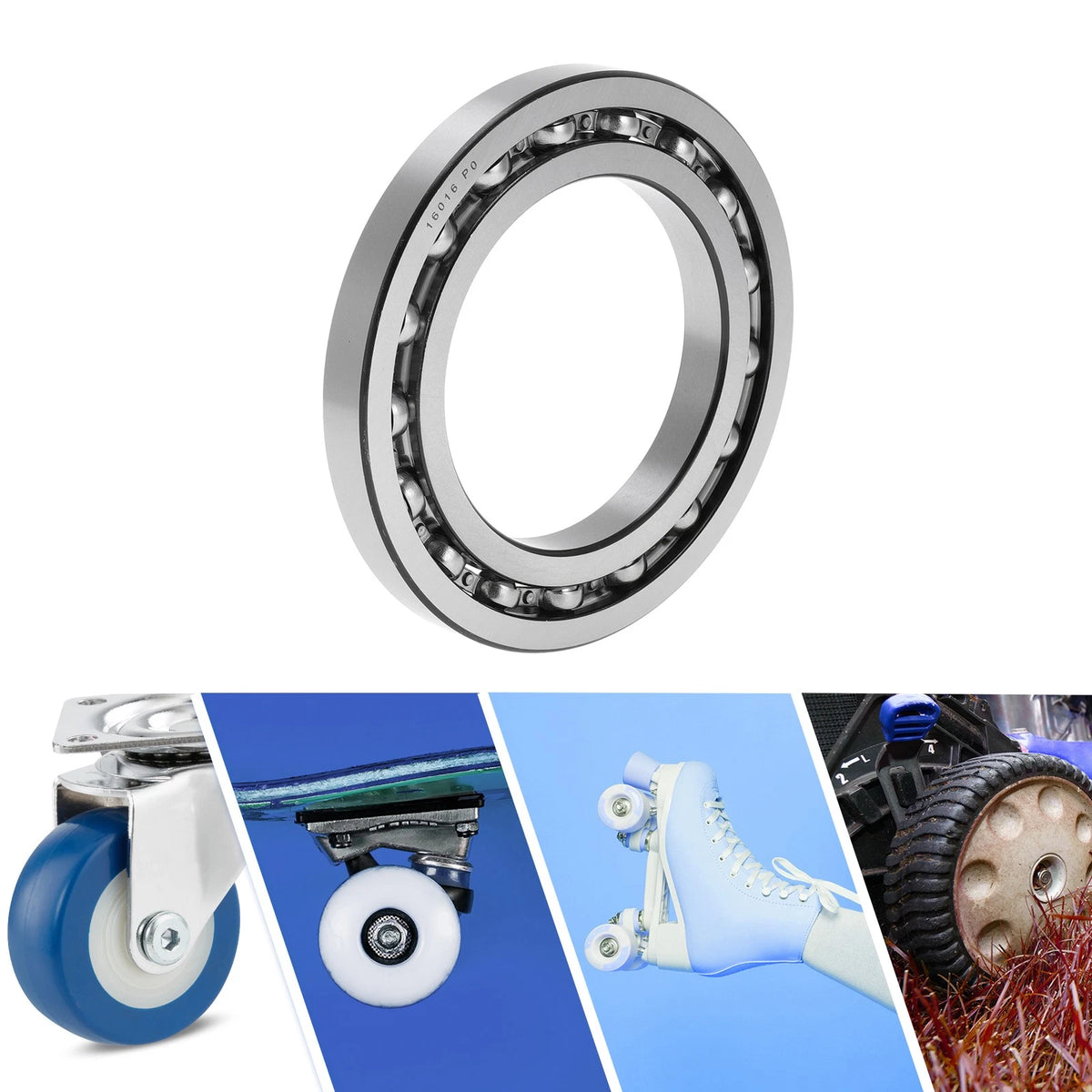 Deep Groove Ball Bearing 80x125x14mm for Scooter Skateboard (P0)