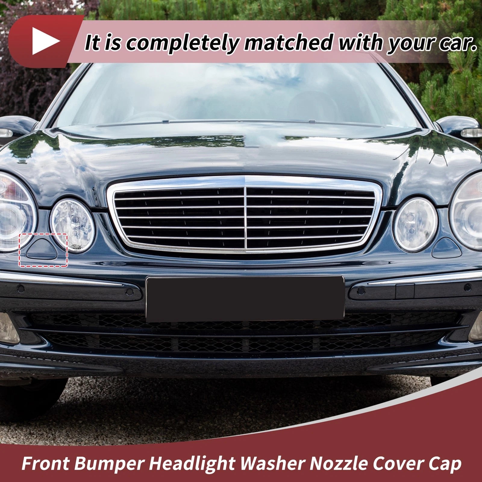 Front Right Washer Nozzle Cover Cap for Mercedes-Benz E320 (1994–2006)
