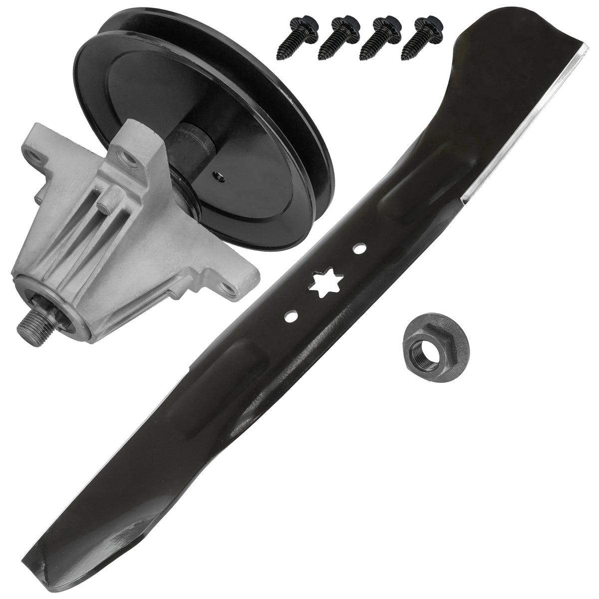 Deck Spindle and Blade for MTD Lawn Tractor (2000–2010)