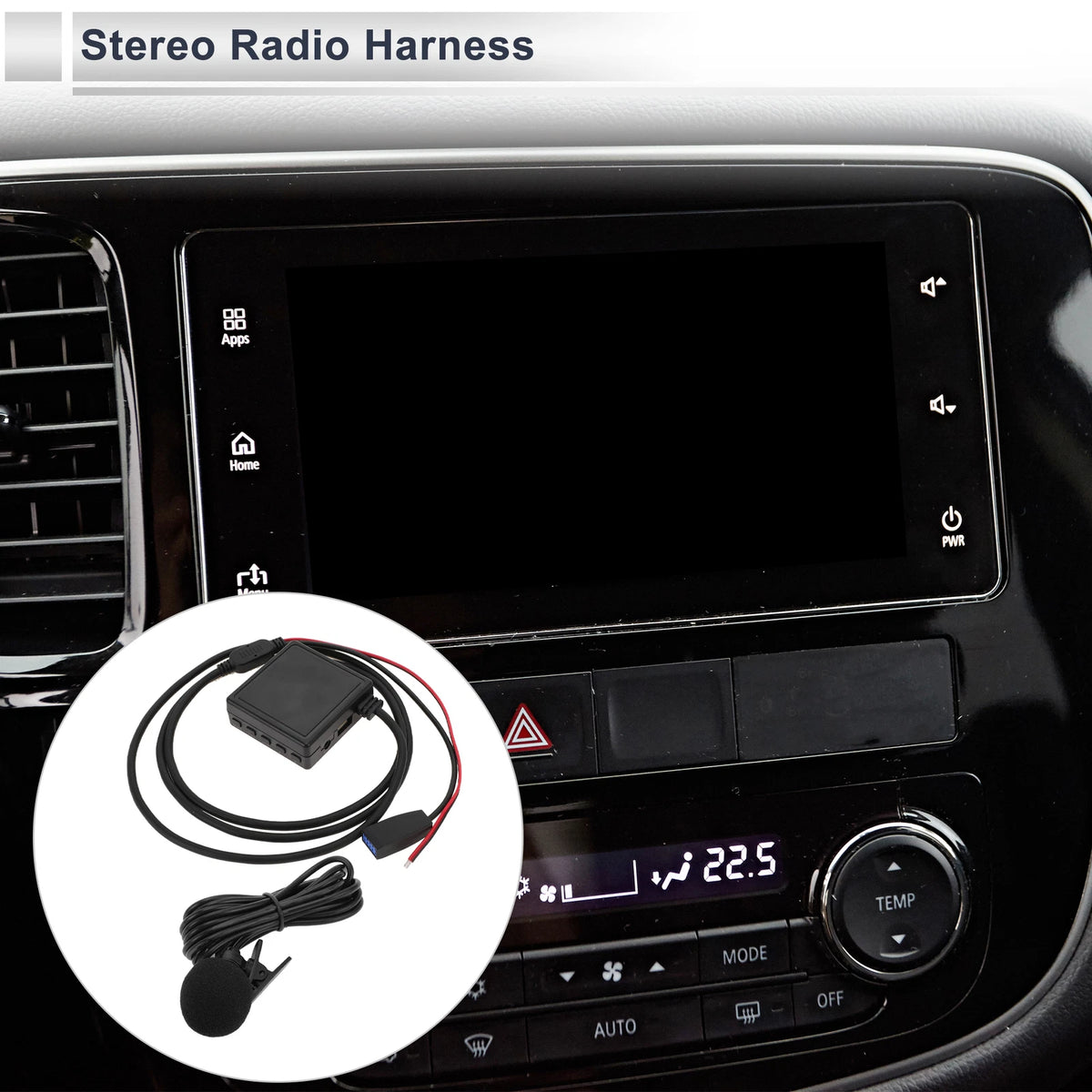 Stereo Radio Harness for BMW E39 E46 E53 (1995–2006) Microphone Handsfree