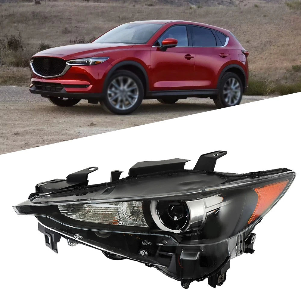 Clear LED Headlight Assembly for Mazda CX-5 (2017–2021) w/o AFS LH/Driver Side
